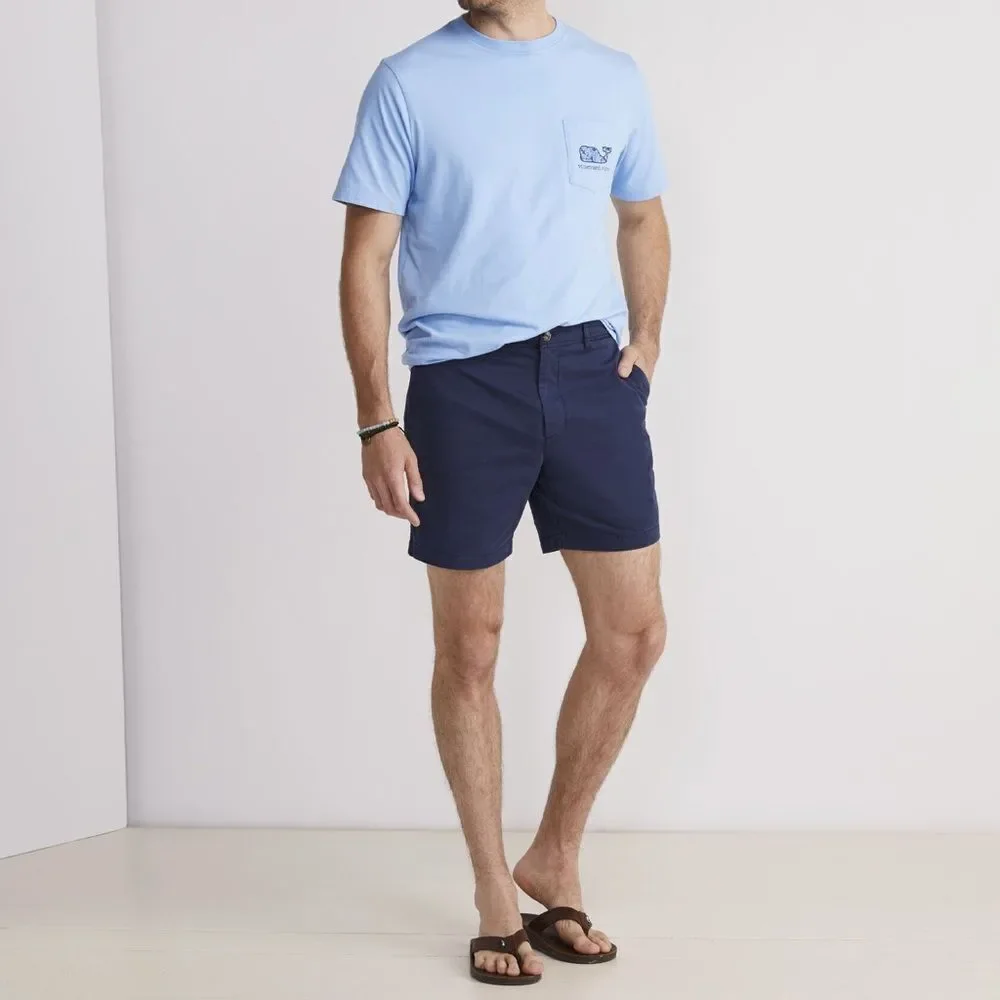 Vineyard Vines 7” Stretch Breaker Shorts Navy Blue Men’s Size 38 NWT